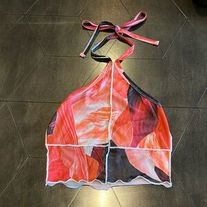 Halter style tank top